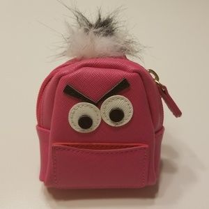 Pink Monster Backpack Keychain